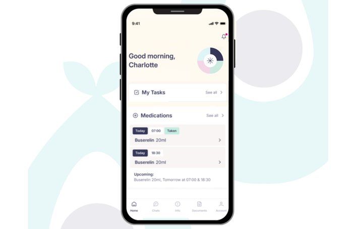 Manchester Fertility Amelya appmedication reminders