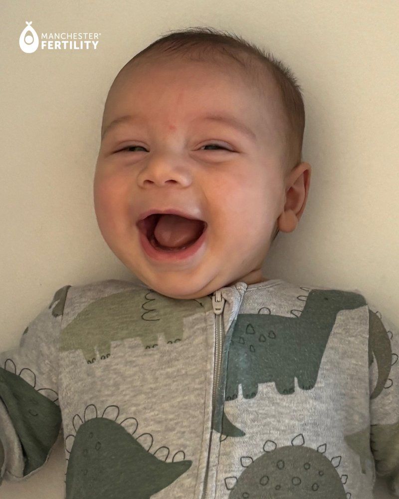 Baby Theodore born through Manchester Fertility