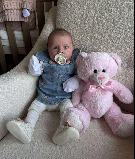 Baby Holly born through Manchester Fertility