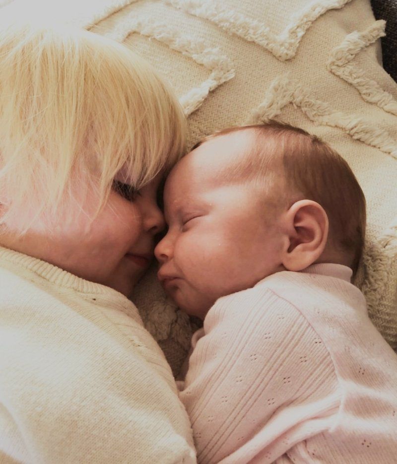 Hollie and her big sister Isla