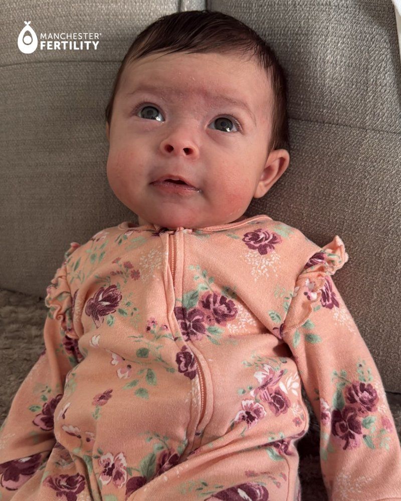 Baby Hallie born through Manchester Fertility