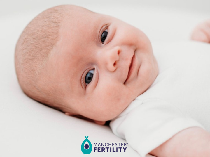 Baby Athena born through donor egg fertility treatment at Manchester Fertility