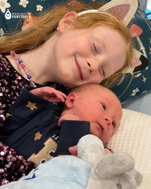 Baby Elliott & big sister Harper