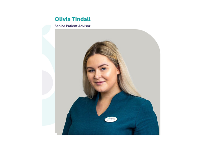 Olivia Tindall, Senior Patient Advisor