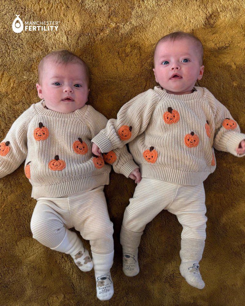 Twins Poppy & Willow born through Manchester Fertility