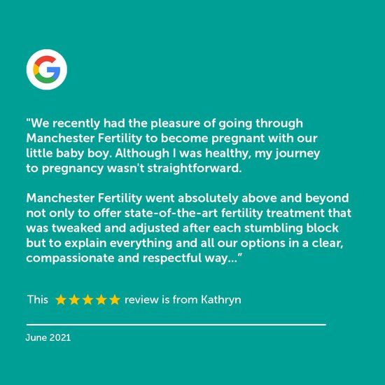 A big thank you to our growing Manchester Fertility family
