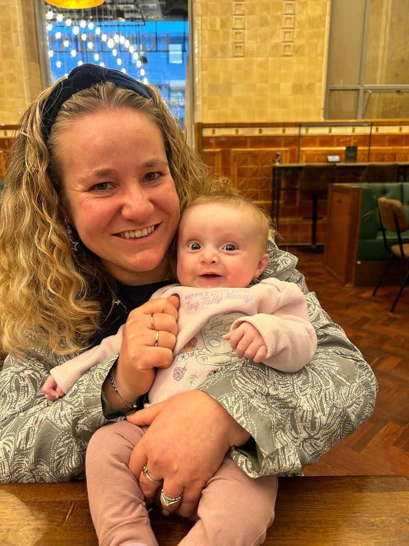 Aurora with mum