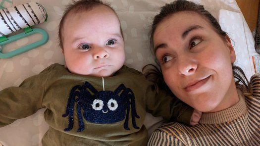 Baby Kit with mum born through Manchester Fertility