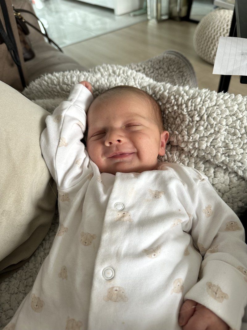 Baby Vinnie born through ICSI treatment
