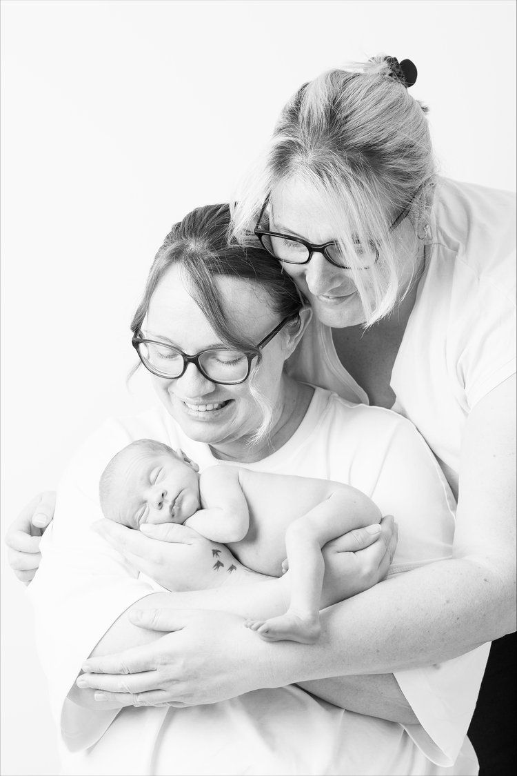 Baby Ruaridh with mothers, born through ICSI at Manchester Fertility
