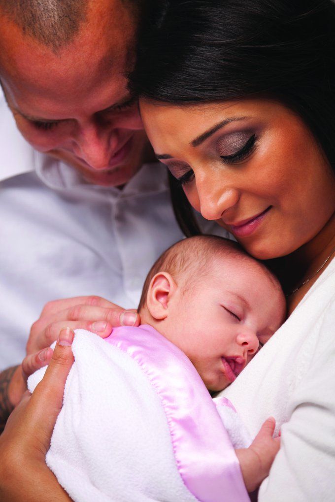 Couple with baby