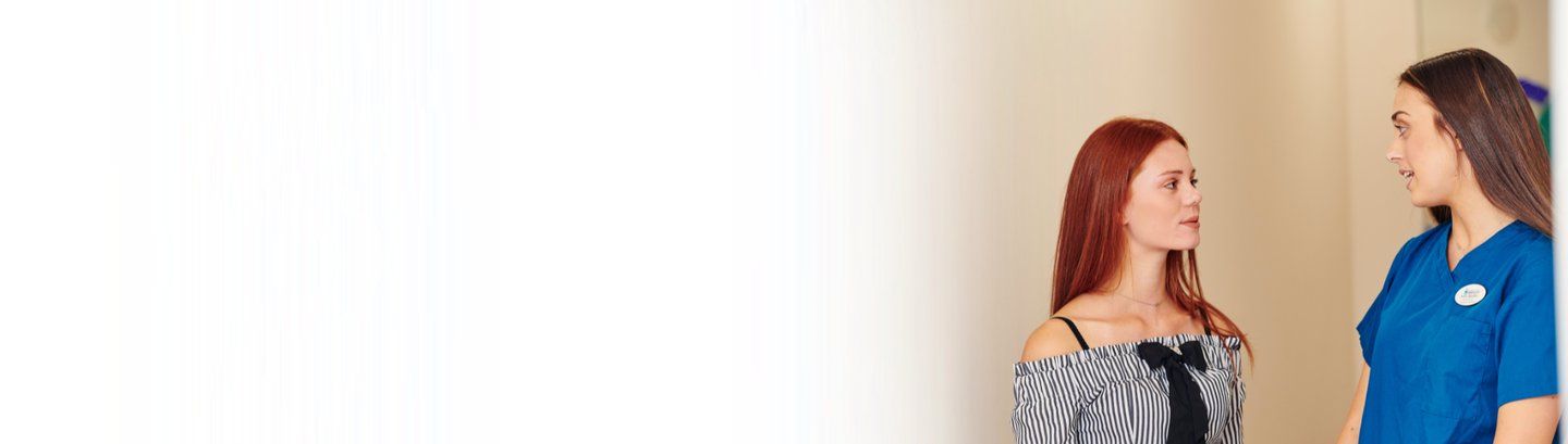 Two of Manchester Fertility staff at the egg donor bank